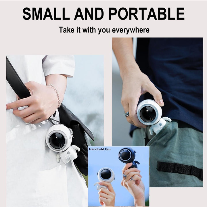 It Is Essential To Keep Cool In Summer, The Neck Fan is great