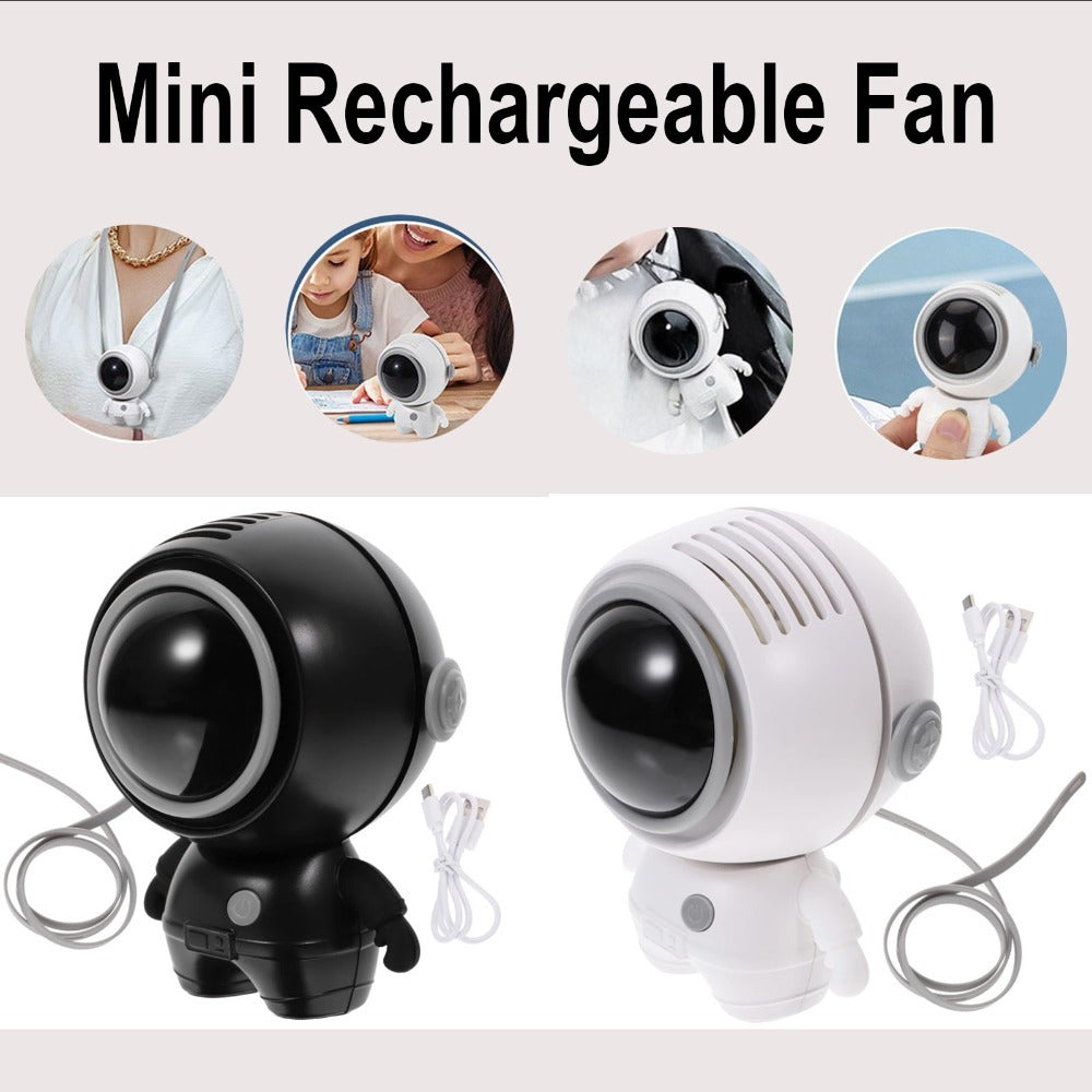 It Is Essential To Keep Cool In Summer, The Neck Fan is great