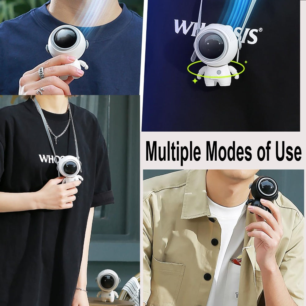 It Is Essential To Keep Cool In Summer, The Neck Fan is great