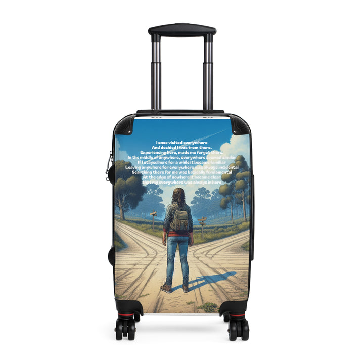 Inspiring Travel Suitcase - Adventure Awaits Design