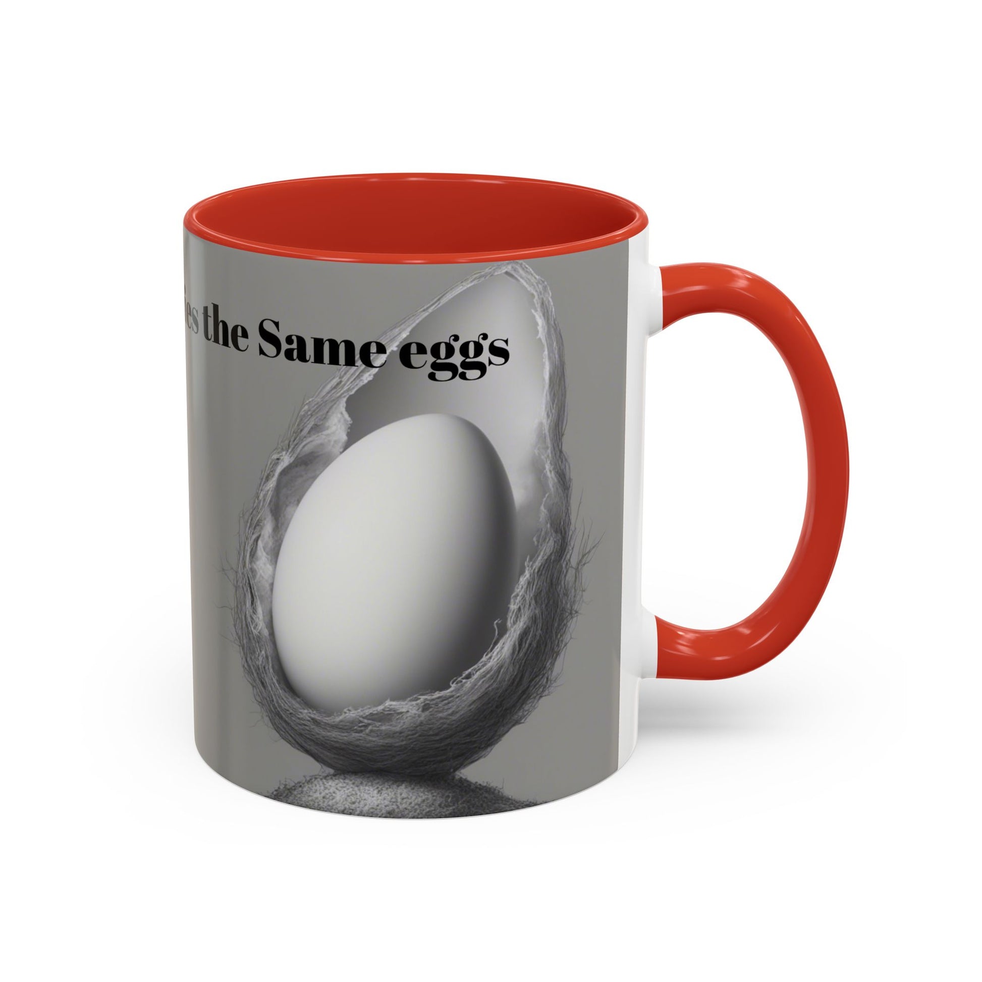 "A Womb Never Carries the Same Eggs" by Olga Foreign Unique Accent Coffee Mug –