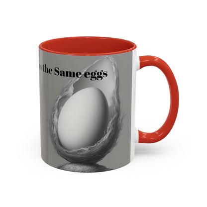"A Womb Never Carries the Same Eggs" by Olga Foreign Unique Accent Coffee Mug –