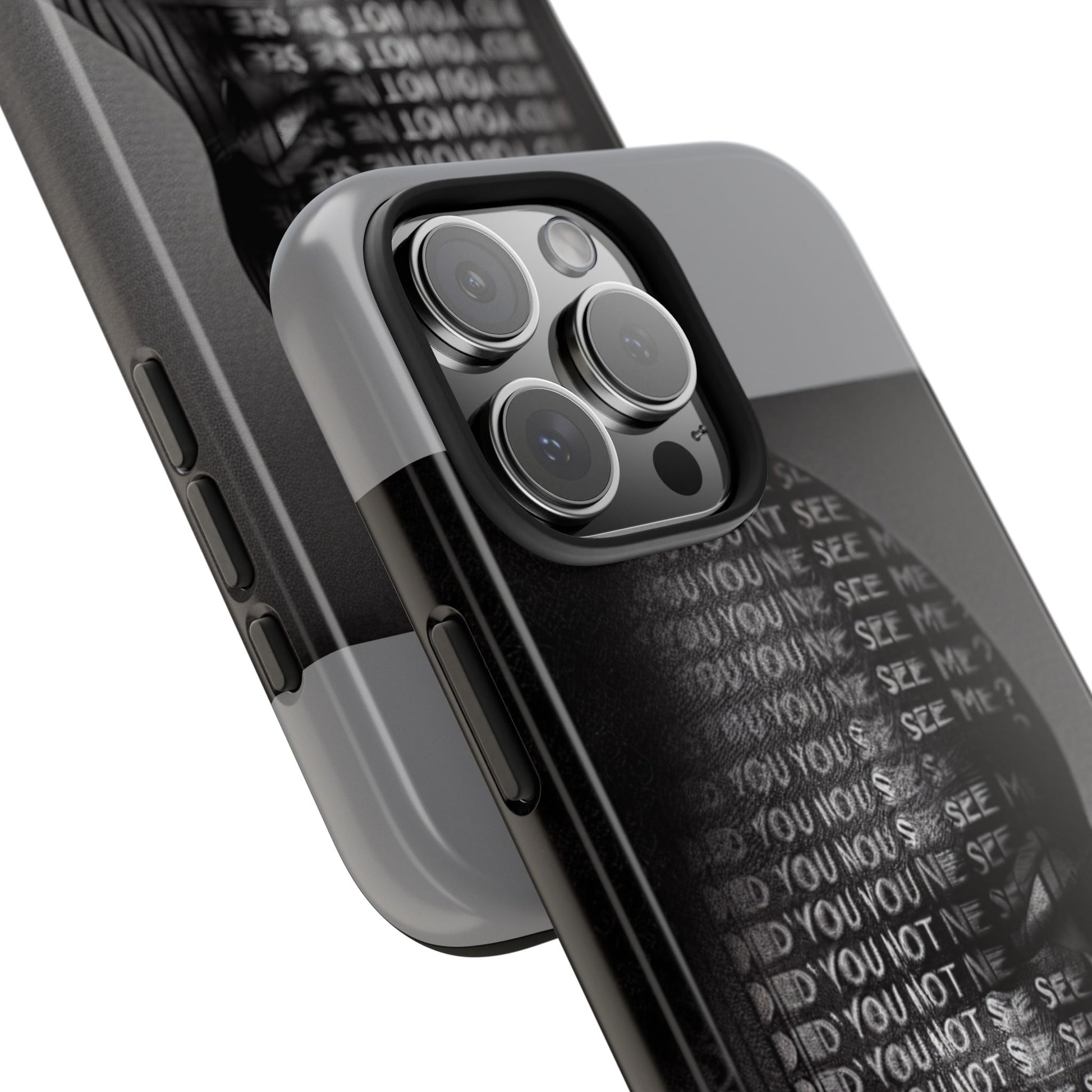 Did You Not See Me? by Olga Foreign. Tough Phone Case -