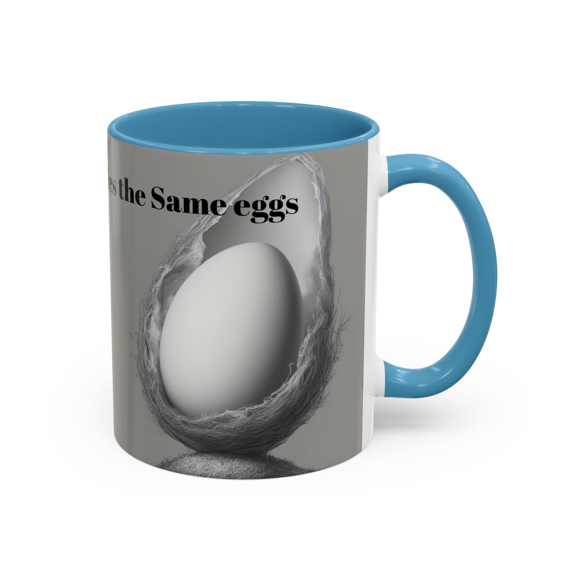 "A Womb Never Carries the Same Eggs" by Olga Foreign Unique Accent Coffee Mug –