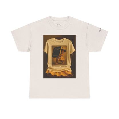 Perfect for Book Lovers Art-Inspired Unisex Heavy Cotton Tee – By Olga Foreign