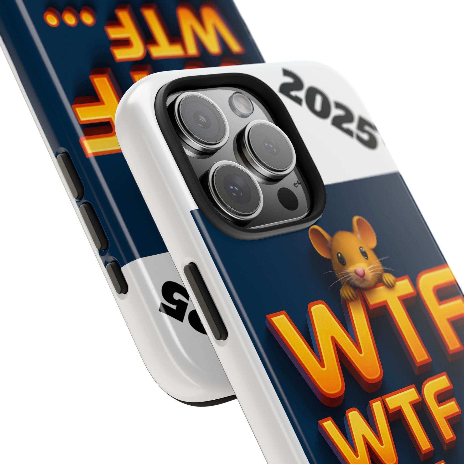 WTF Tough Phone Case by Olga Foreign Design - Fun and Quirky Design for the Playful User