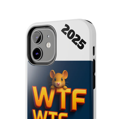 WTF Tough Phone Case by Olga Foreign Design - Fun and Quirky Design for the Playful User