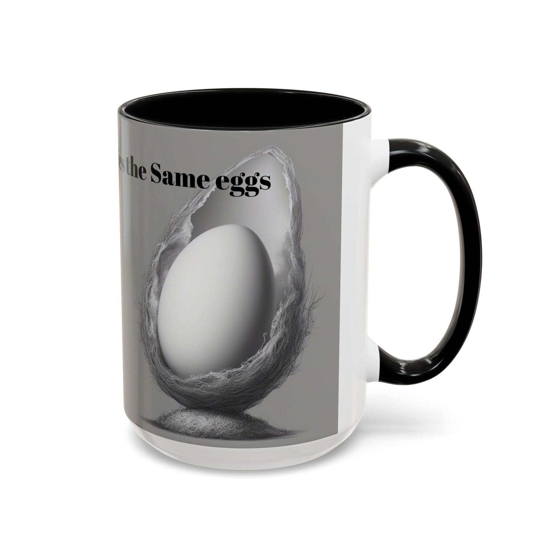 "A Womb Never Carries the Same Eggs" by Olga Foreign Unique Accent Coffee Mug –