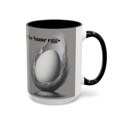 "A Womb Never Carries the Same Eggs" by Olga Foreign Unique Accent Coffee Mug –