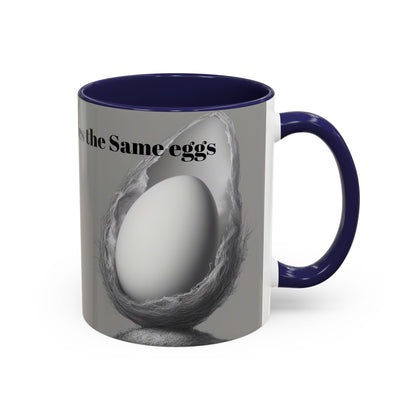 "A Womb Never Carries the Same Eggs" by Olga Foreign Unique Accent Coffee Mug –