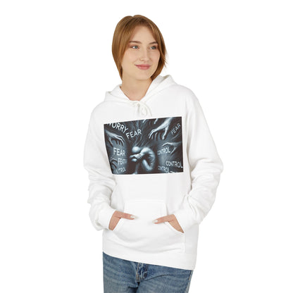 Olga Foreign Inspirational Fear Control Hoodie - Unisex Midweight Softstyle Fleece