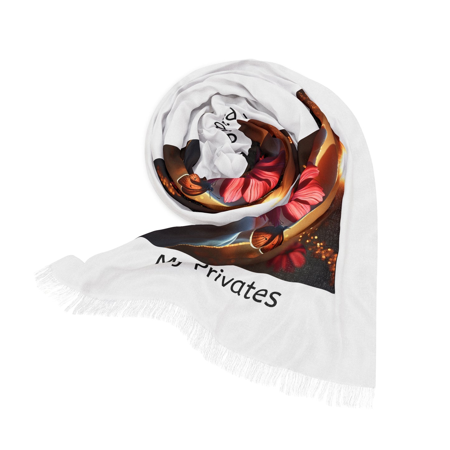 Light Scarf Inspired by the Poem My Privates – Perfect for Fashion & Personal Expression