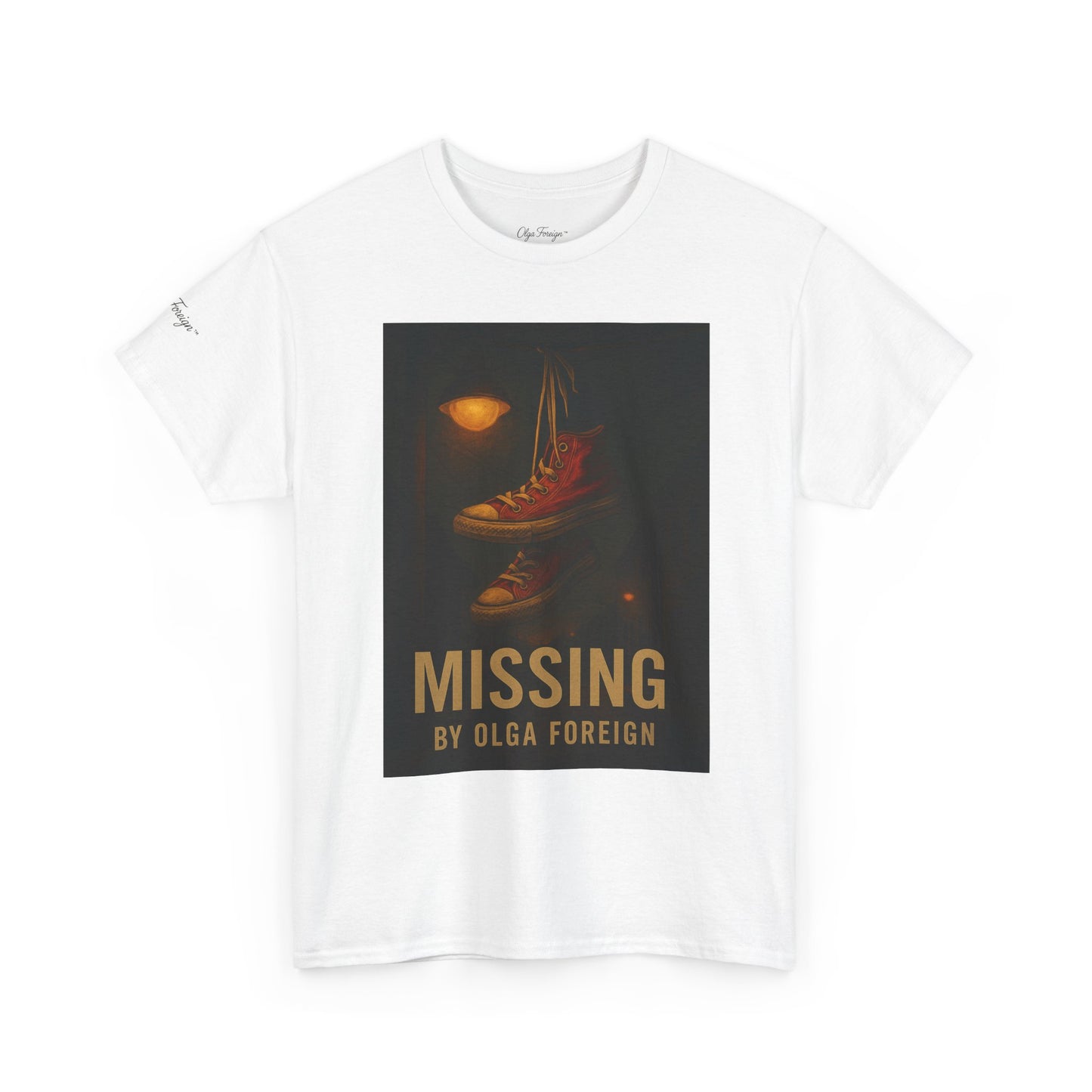 "Missing" by Olga Foreign Tee for Awareness of missing Black and Brown Women