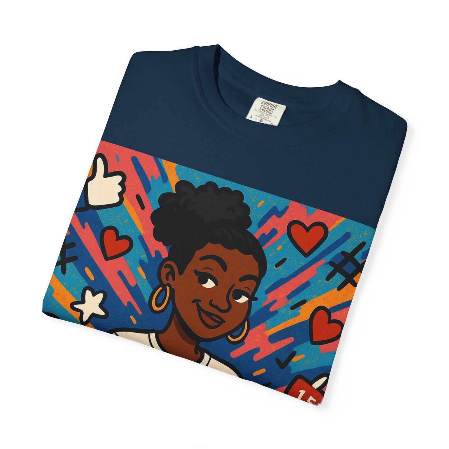 T-Shirt — "And Then My Thoughts" Empowerment Graphic Tee