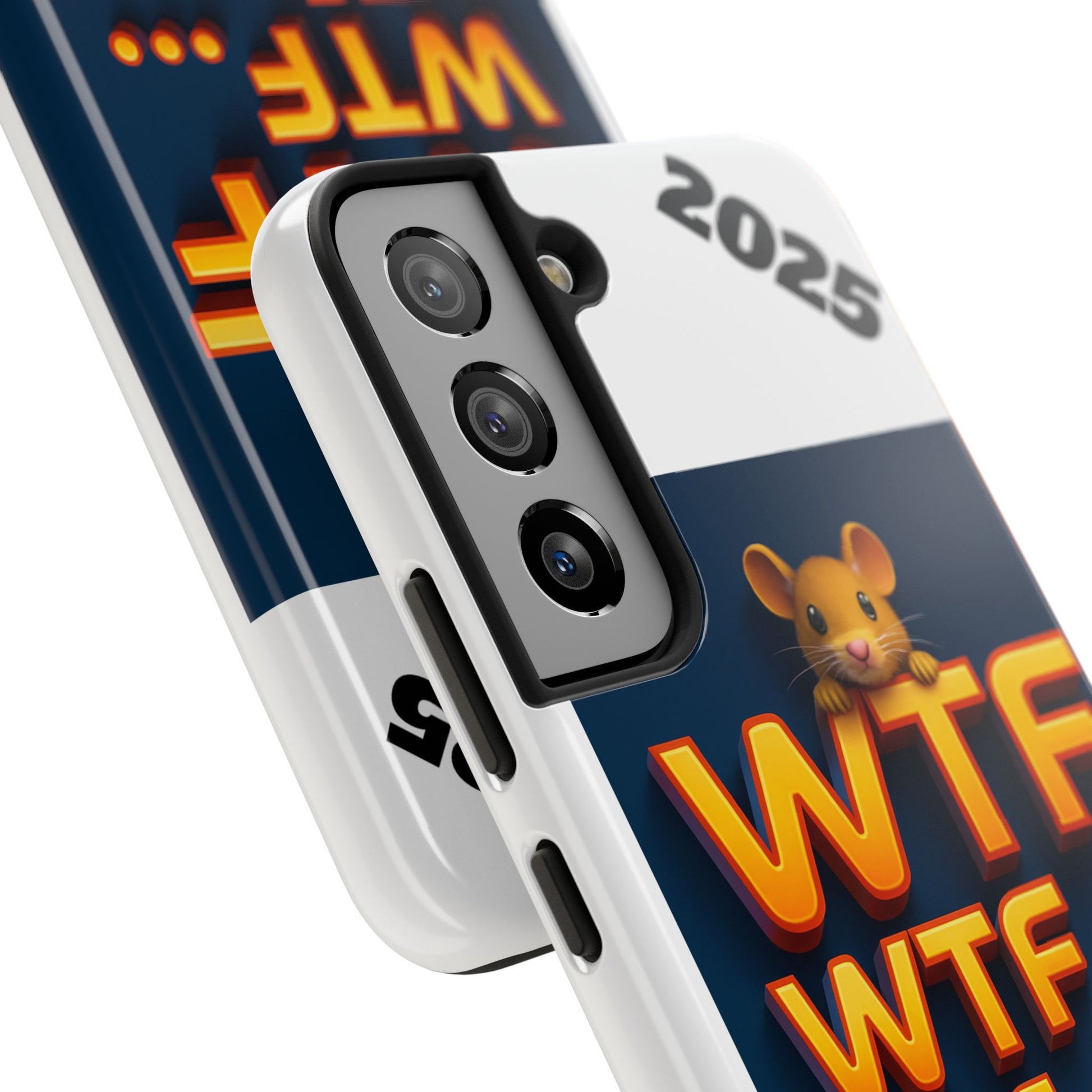 WTF Tough Phone Case by Olga Foreign Design - Fun and Quirky Design for the Playful User