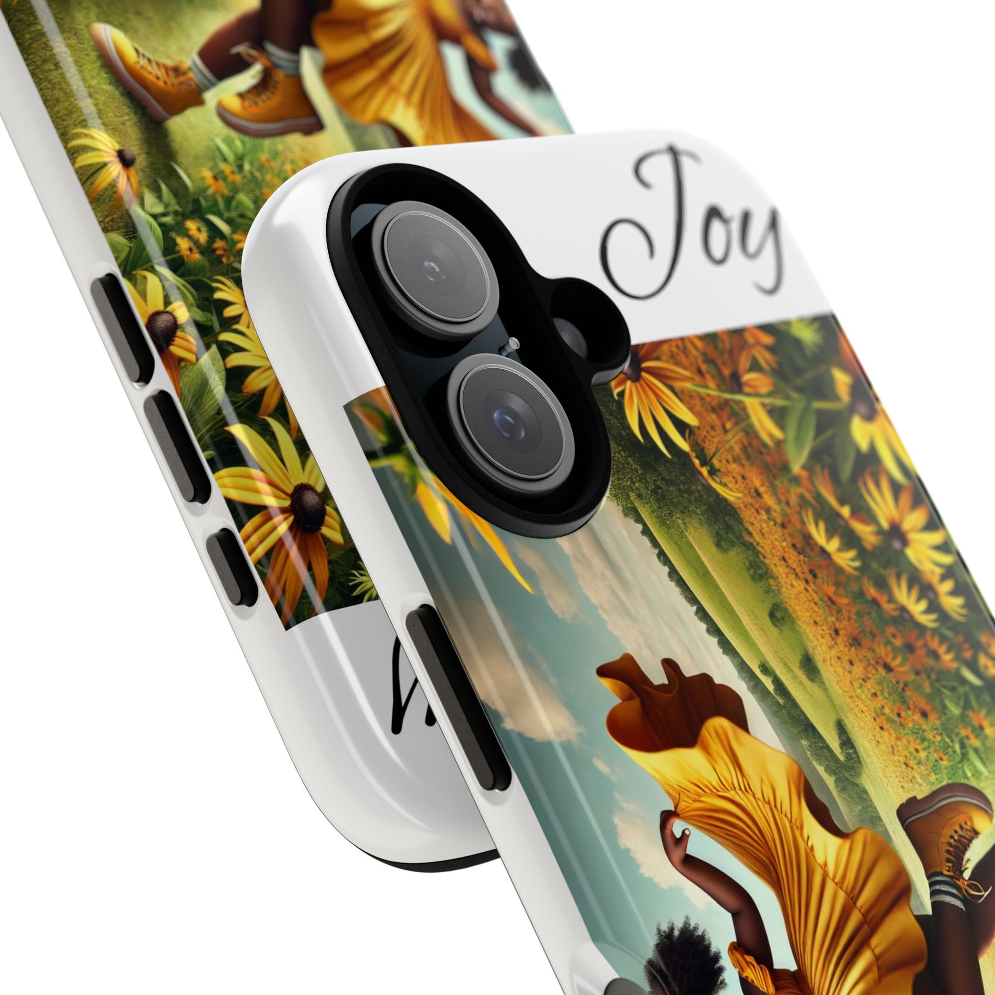 Joyful Floral Phone Case - by Olga Foreign Tough Cases for Vibrant Souls