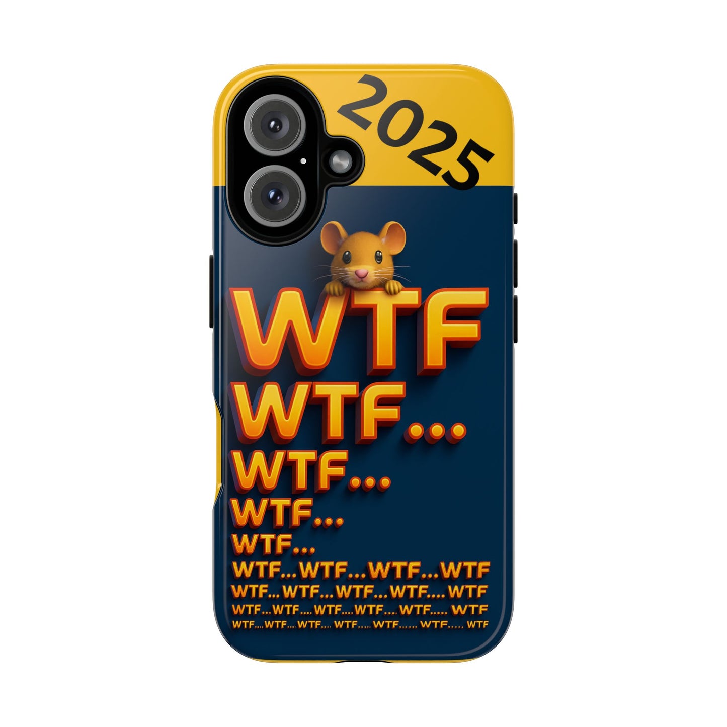 Olga Foreign Design Funny Mouse Phone Case - WTF Design - Tough and Stylish