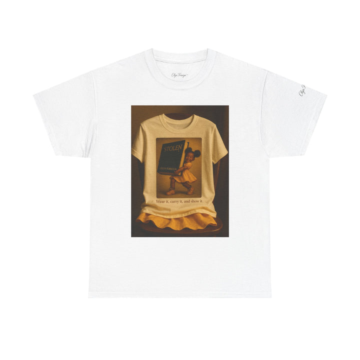 Perfect for Book Lovers Art-Inspired Unisex Heavy Cotton Tee – By Olga Foreign