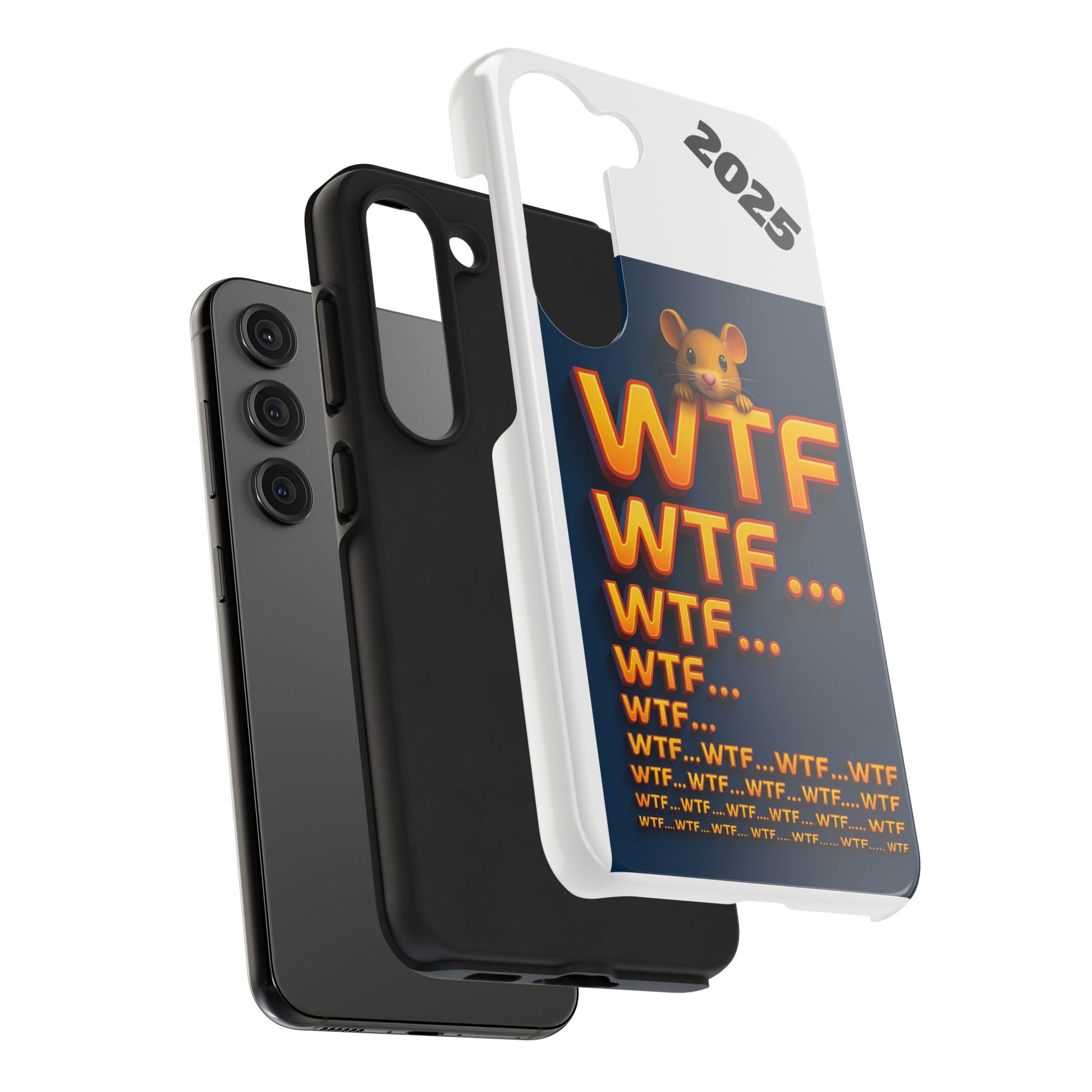 WTF Tough Phone Case by Olga Foreign Design - Fun and Quirky Design for the Playful User