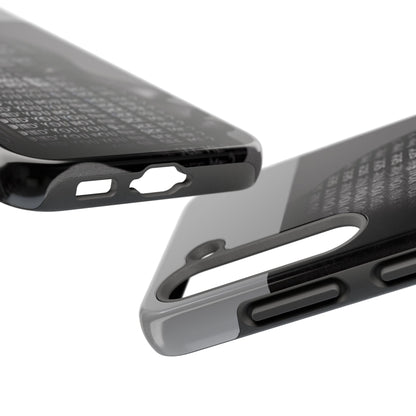 Did You Not See Me? by Olga Foreign. Tough Phone Case -