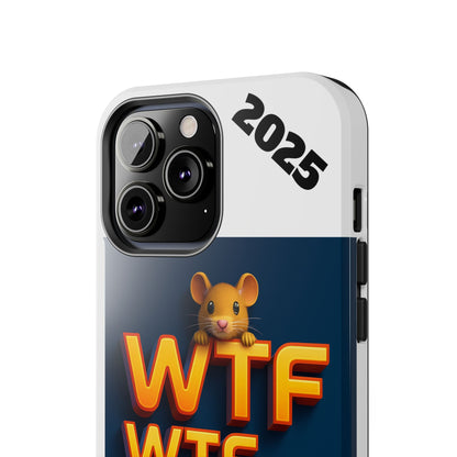WTF Tough Phone Case by Olga Foreign Design - Fun and Quirky Design for the Playful User
