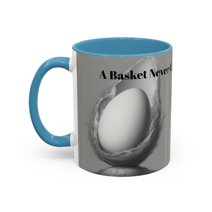 "A Womb Never Carries the Same Eggs" by Olga Foreign Unique Accent Coffee Mug –
