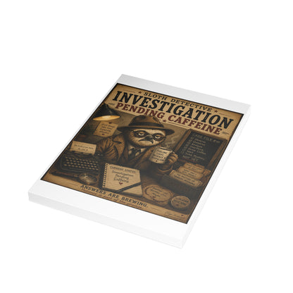 Sloth Detective Postcard Bundles by Olga Foreign (envelopes not included)