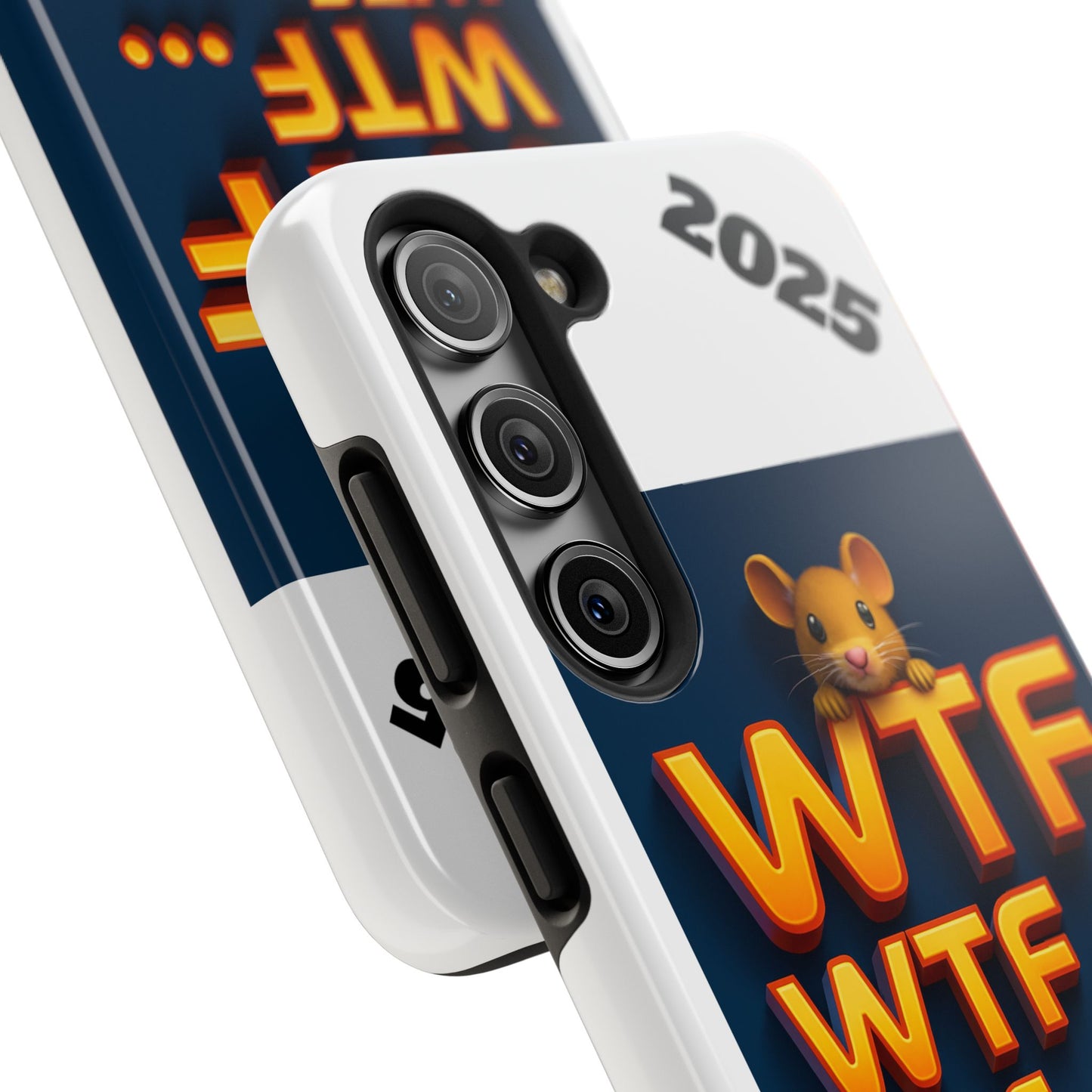 WTF Tough Phone Case by Olga Foreign Design - Fun and Quirky Design for the Playful User