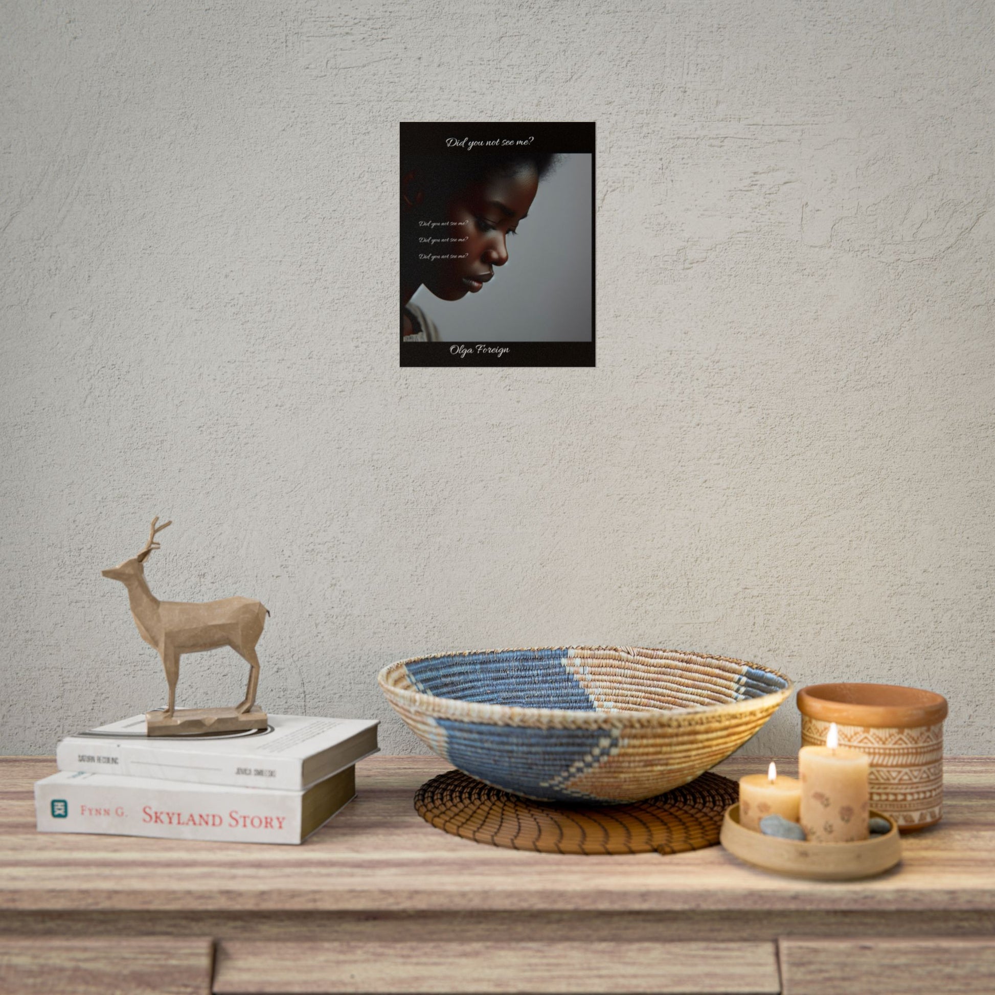 Poster - 'Did You Not See Me?'