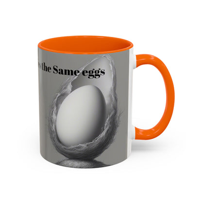 "A Womb Never Carries the Same Eggs" by Olga Foreign Unique Accent Coffee Mug –