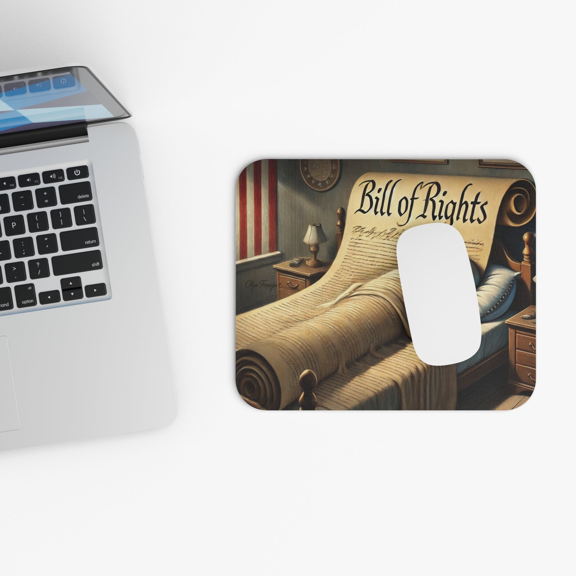 Bill of Rights Mouse Pad by Olga Foreign