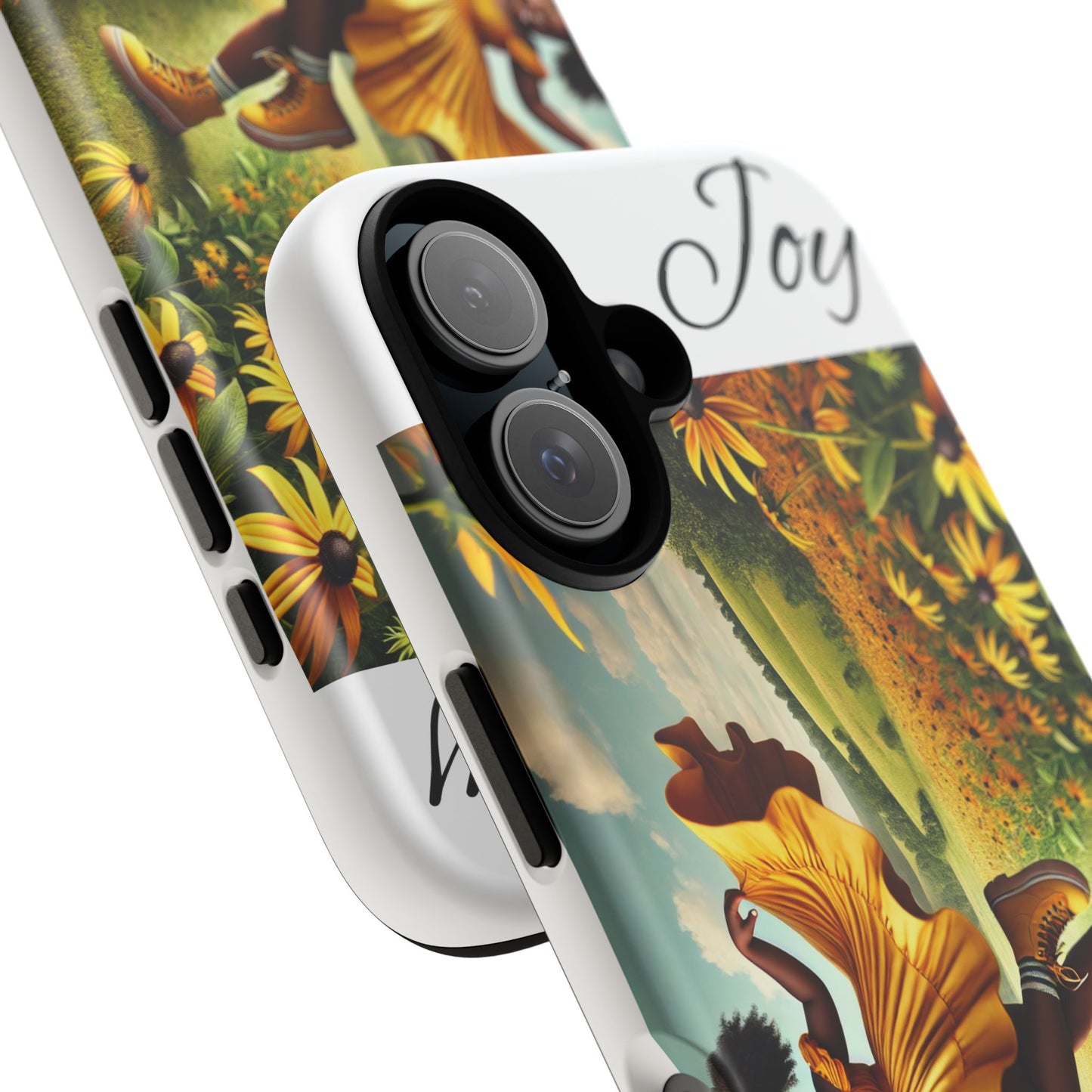 Joyful Floral Phone Case - by Olga Foreign Tough Cases for Vibrant Souls