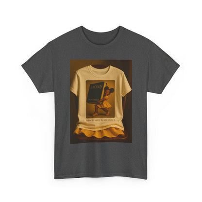 Perfect for Book Lovers Art-Inspired Unisex Heavy Cotton Tee – By Olga Foreign