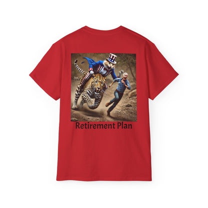 Funny Retirement by Olga Foreign Unisex Ultra Cotton Tee