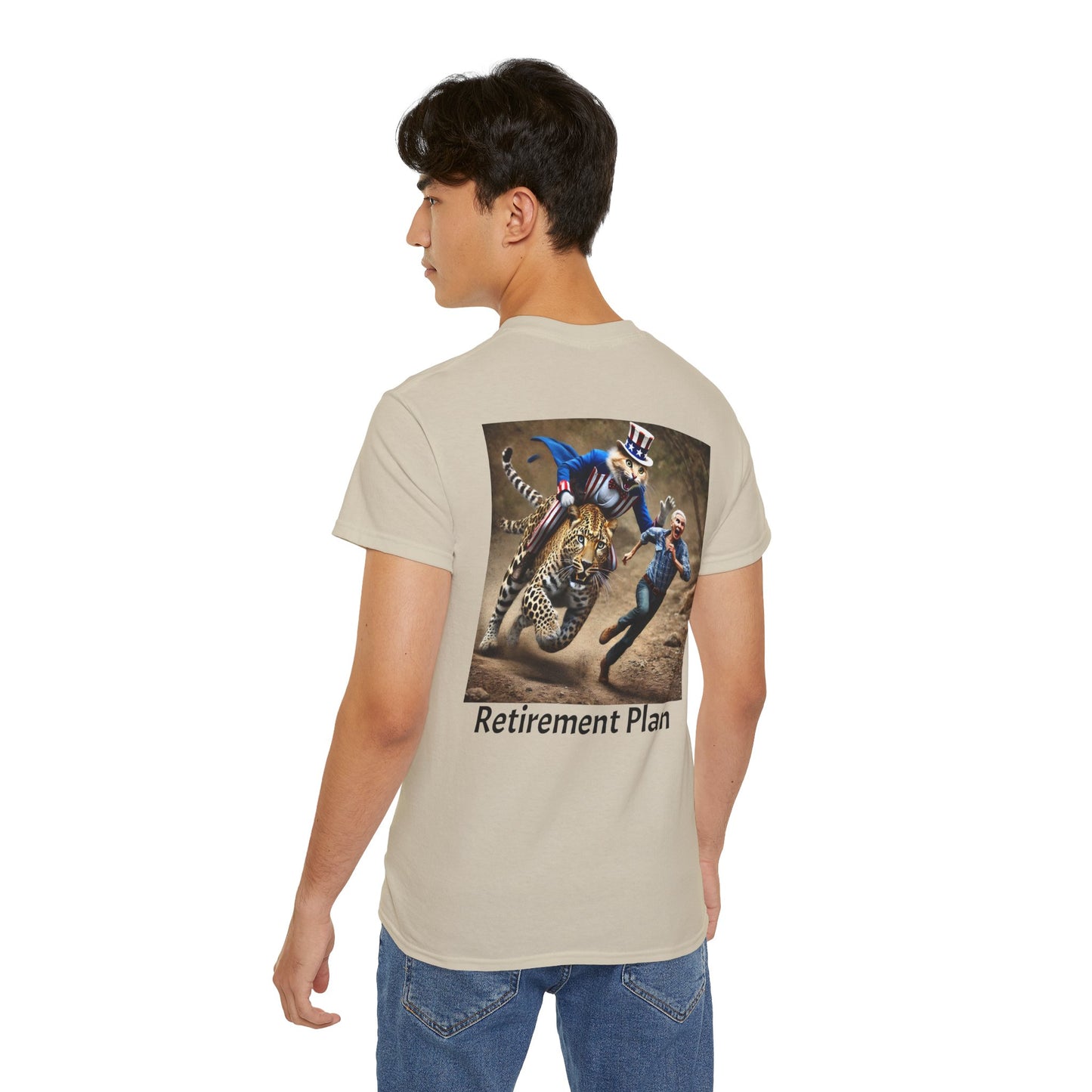 Funny Retirement by Olga Foreign Unisex Ultra Cotton Tee