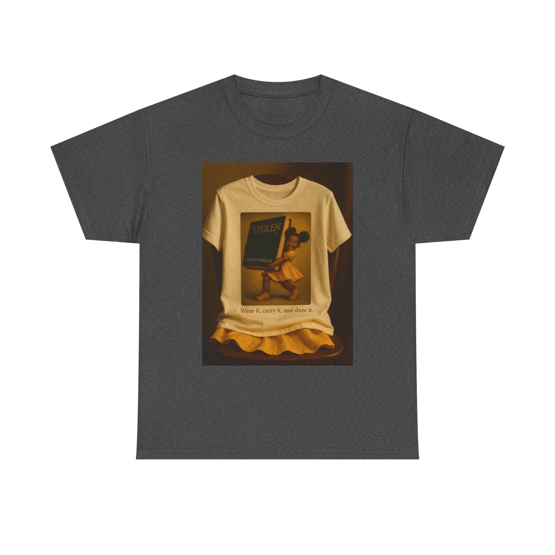 Perfect for Book Lovers Art-Inspired Unisex Heavy Cotton Tee – By Olga Foreign