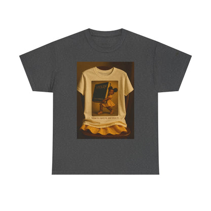 Perfect for Book Lovers Art-Inspired Unisex Heavy Cotton Tee – By Olga Foreign