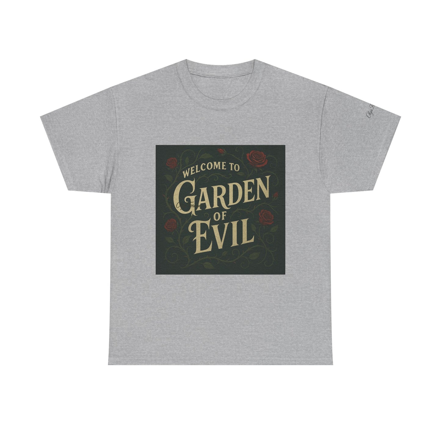 Garden of Evil by Olga Foreign Unisex Heavy Cotton Tee