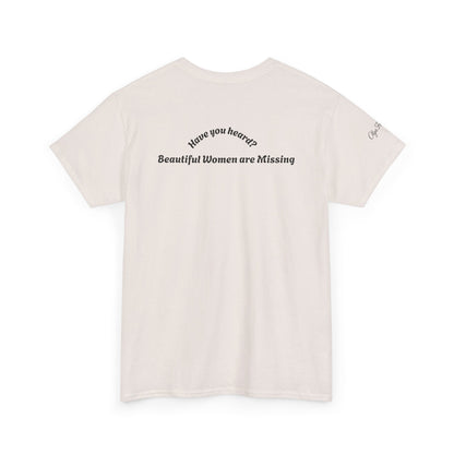 "Missing" by Olga Foreign Tee for Awareness of missing Black and Brown Women