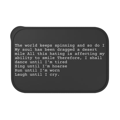 Life Until PLA Bento Box with Utensils