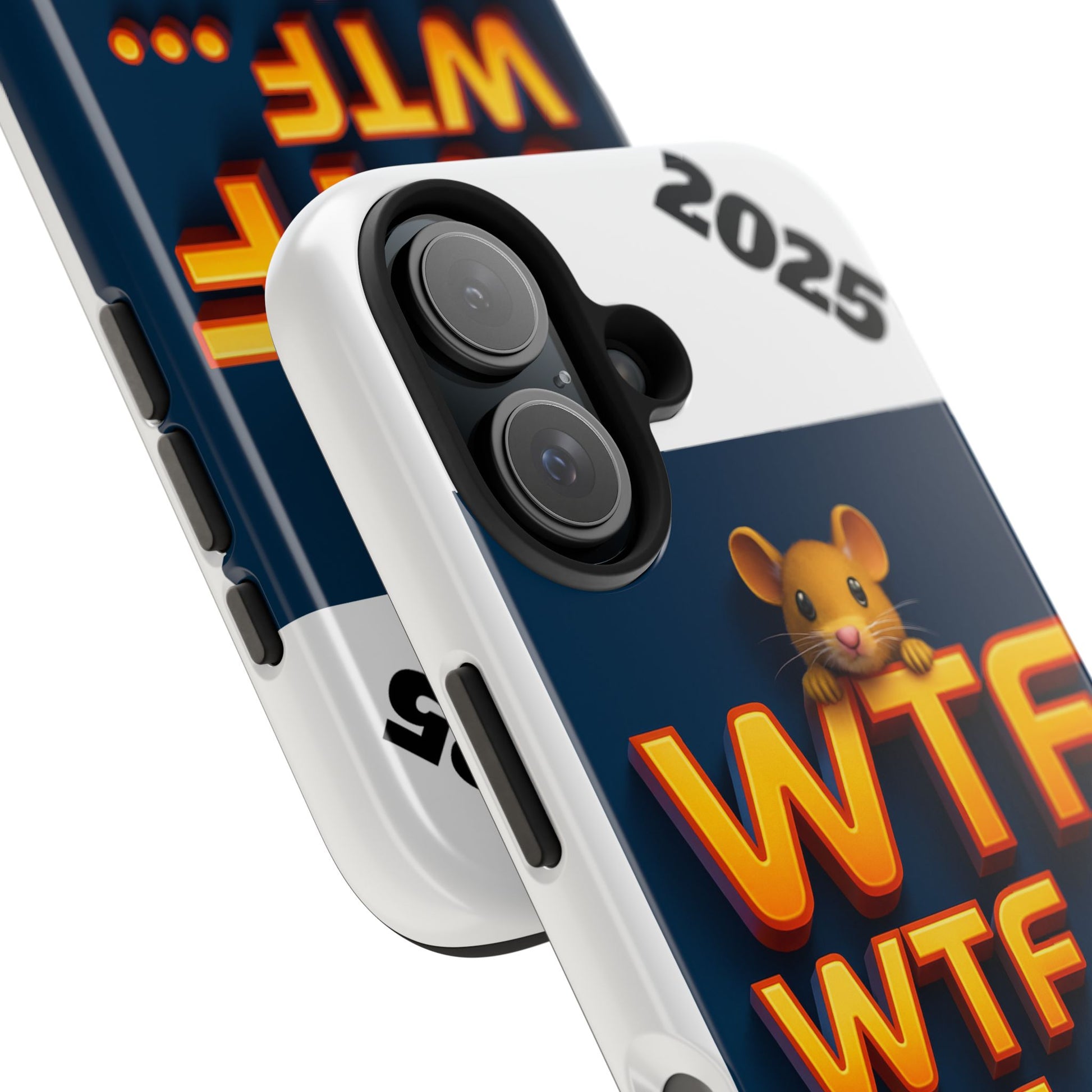 WTF Tough Phone Case by Olga Foreign Design - Fun and Quirky Design for the Playful User