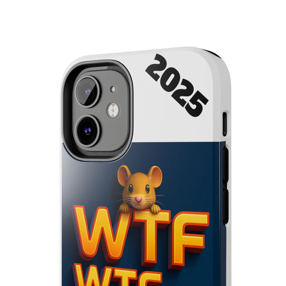 WTF Tough Phone Case by Olga Foreign Design - Fun and Quirky Design for the Playful User