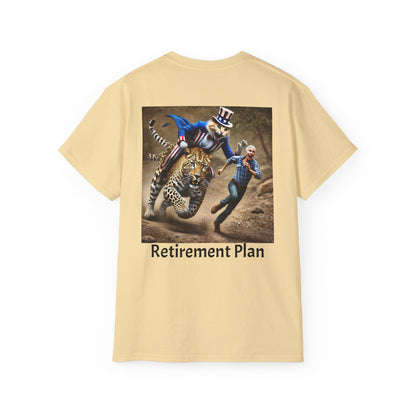 Funny Retirement by Olga Foreign Unisex Ultra Cotton Tee