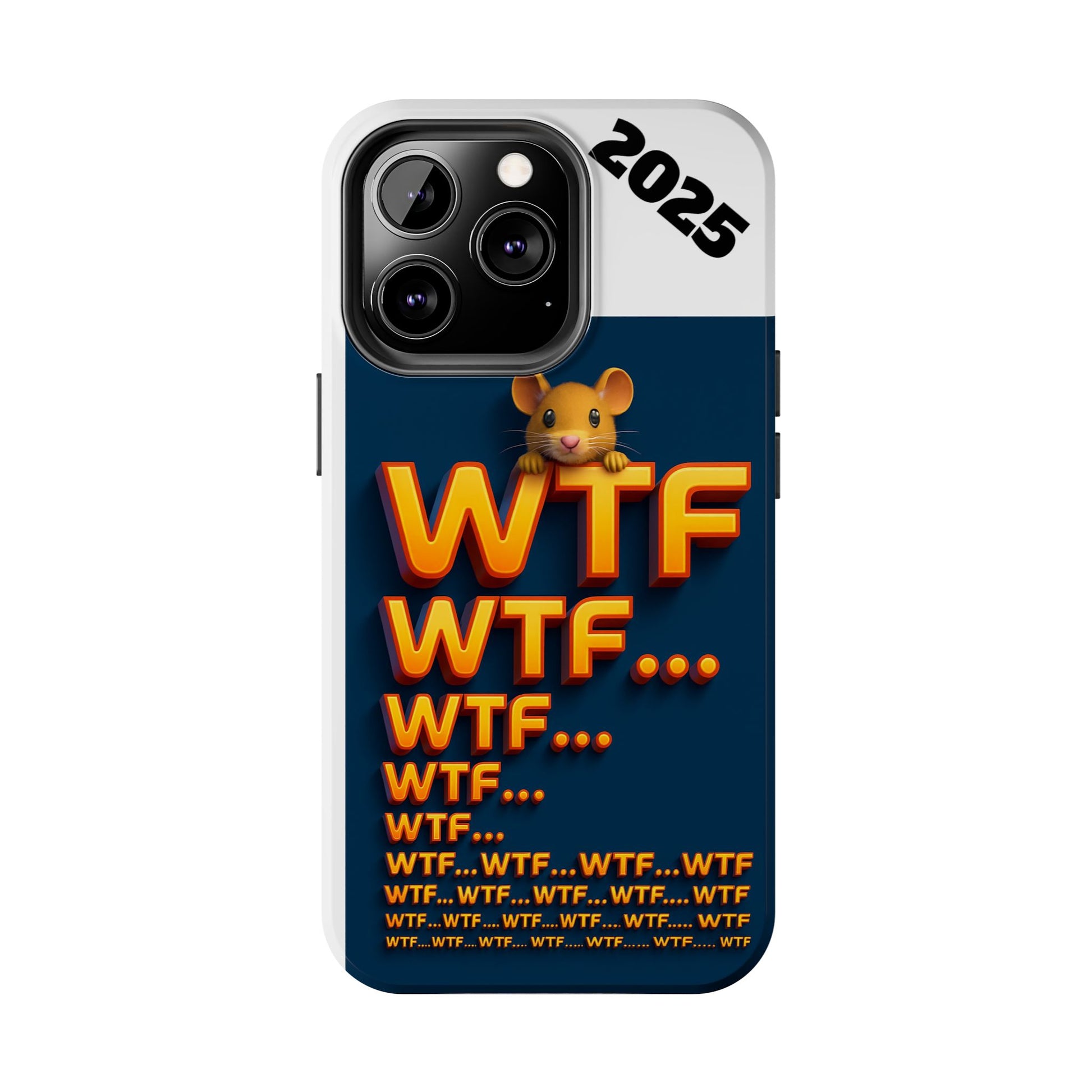 WTF Tough Phone Case by Olga Foreign Design - Fun and Quirky Design for the Playful User