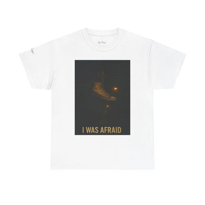'No Longer afraid" by Olga Foreign. Dark Vibes Unisex Heavy Cotton Tee -