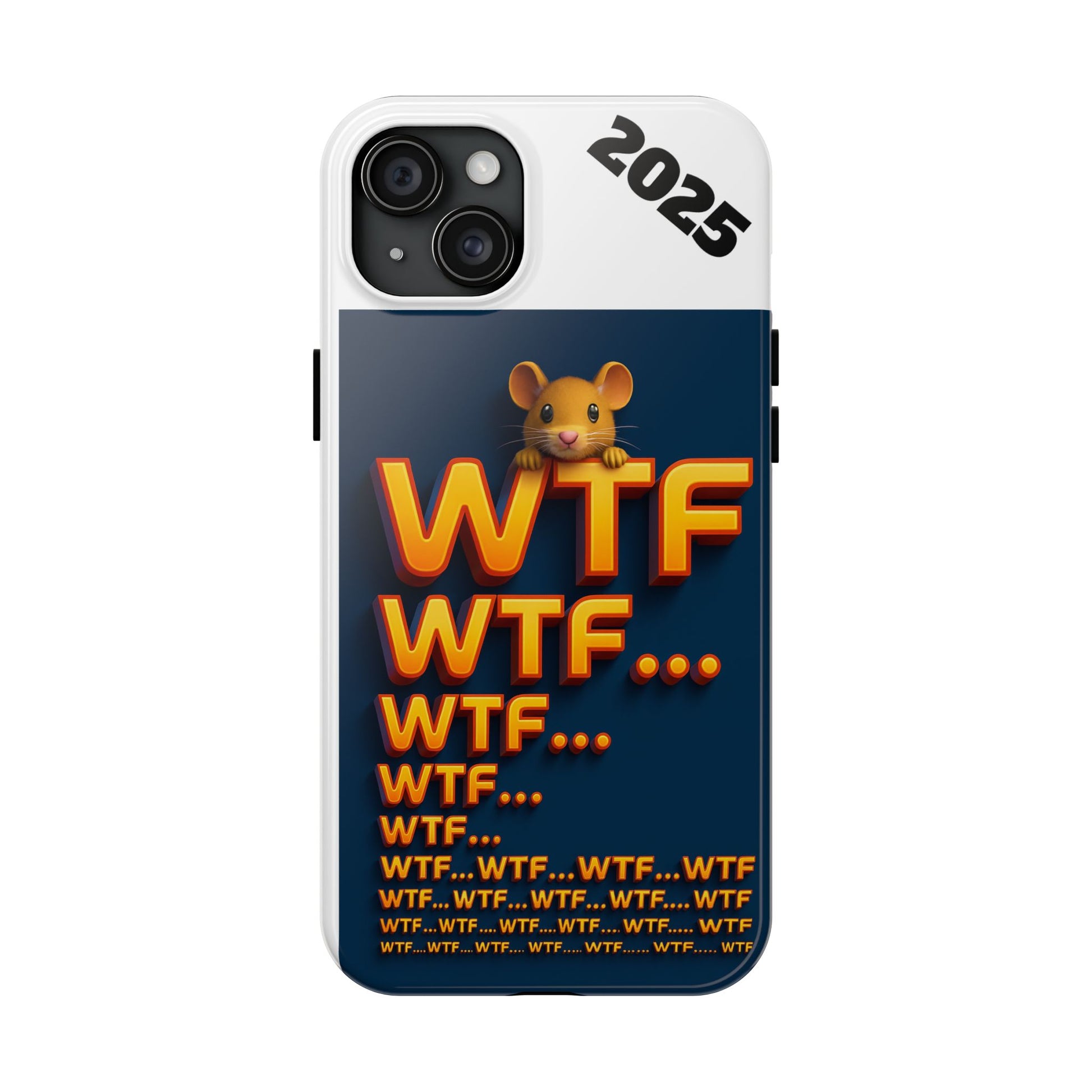 WTF Tough Phone Case by Olga Foreign Design - Fun and Quirky Design for the Playful User