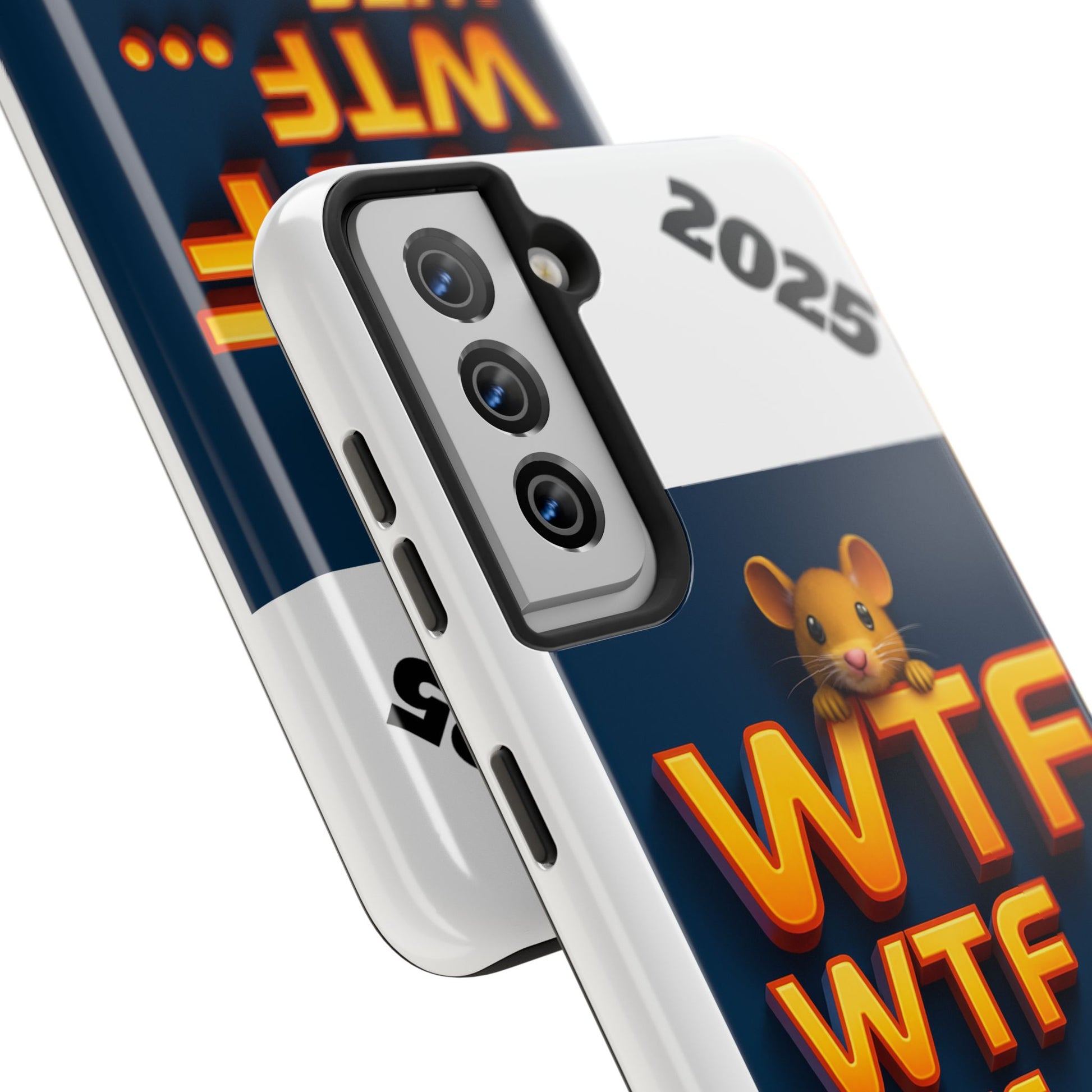 WTF Tough Phone Case by Olga Foreign Design - Fun and Quirky Design for the Playful User