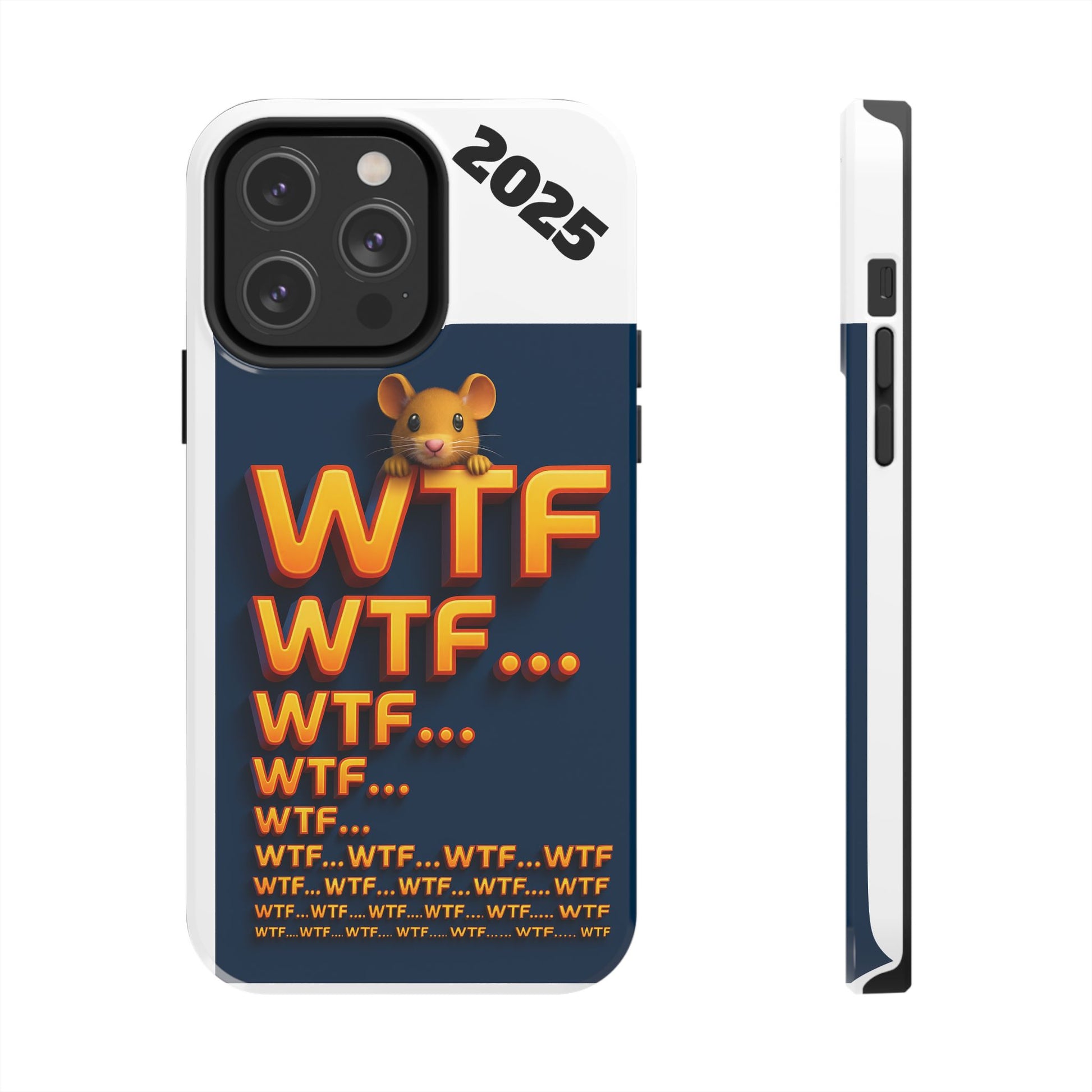 WTF Tough Phone Case by Olga Foreign Design - Fun and Quirky Design for the Playful User