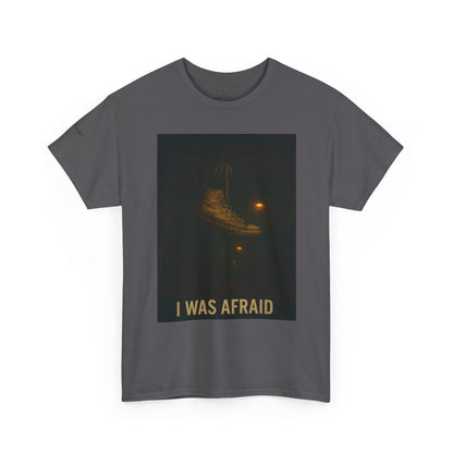 'No Longer afraid" by Olga Foreign. Dark Vibes Unisex Heavy Cotton Tee -