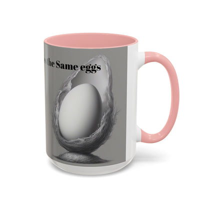 "A Womb Never Carries the Same Eggs" by Olga Foreign Unique Accent Coffee Mug –